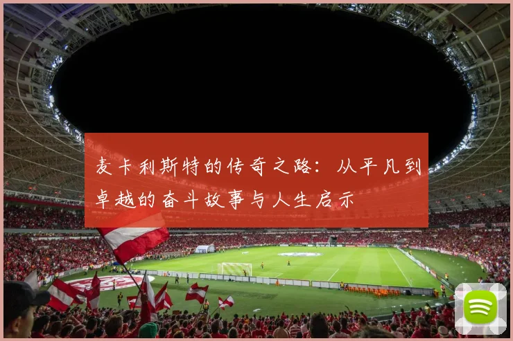 麦卡利斯特的传奇之路：从平凡到卓越的奋斗故事与人生启示